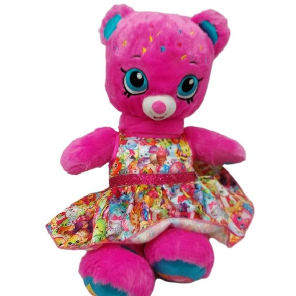 Build a Bear Shopkins Sparkle D'Lish Donut Plush BABW Stuffed Animal 18" - Picture 1 of 8